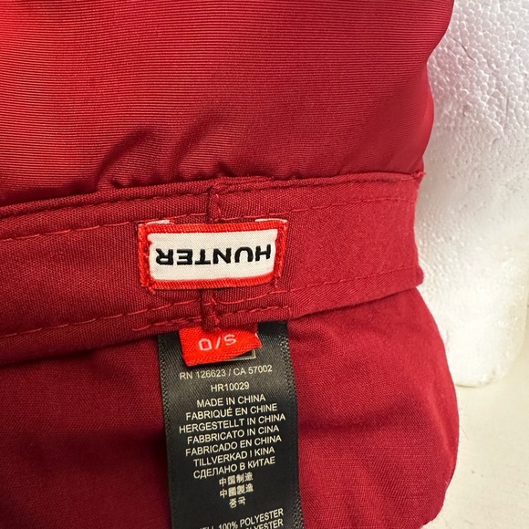 Hunter Intrepid Red Bucket Hat Size OS - Picture 9 of 10
